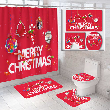 Christmas Themed Bathroom Set