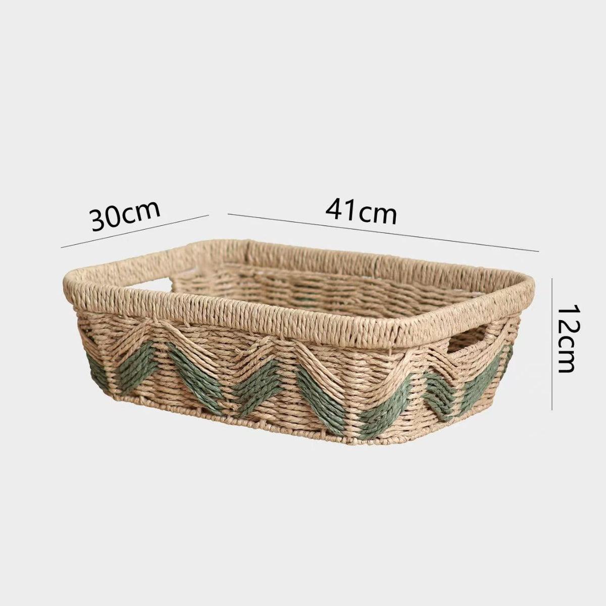 Decorative storage basket with woven design Acalora