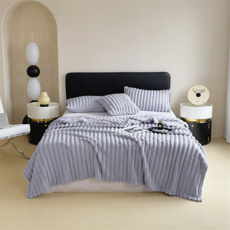 Women's Plush and Decorative Throw Blanket Karnz