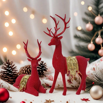 Elegant decorative figure of a majestic red deer Acalora