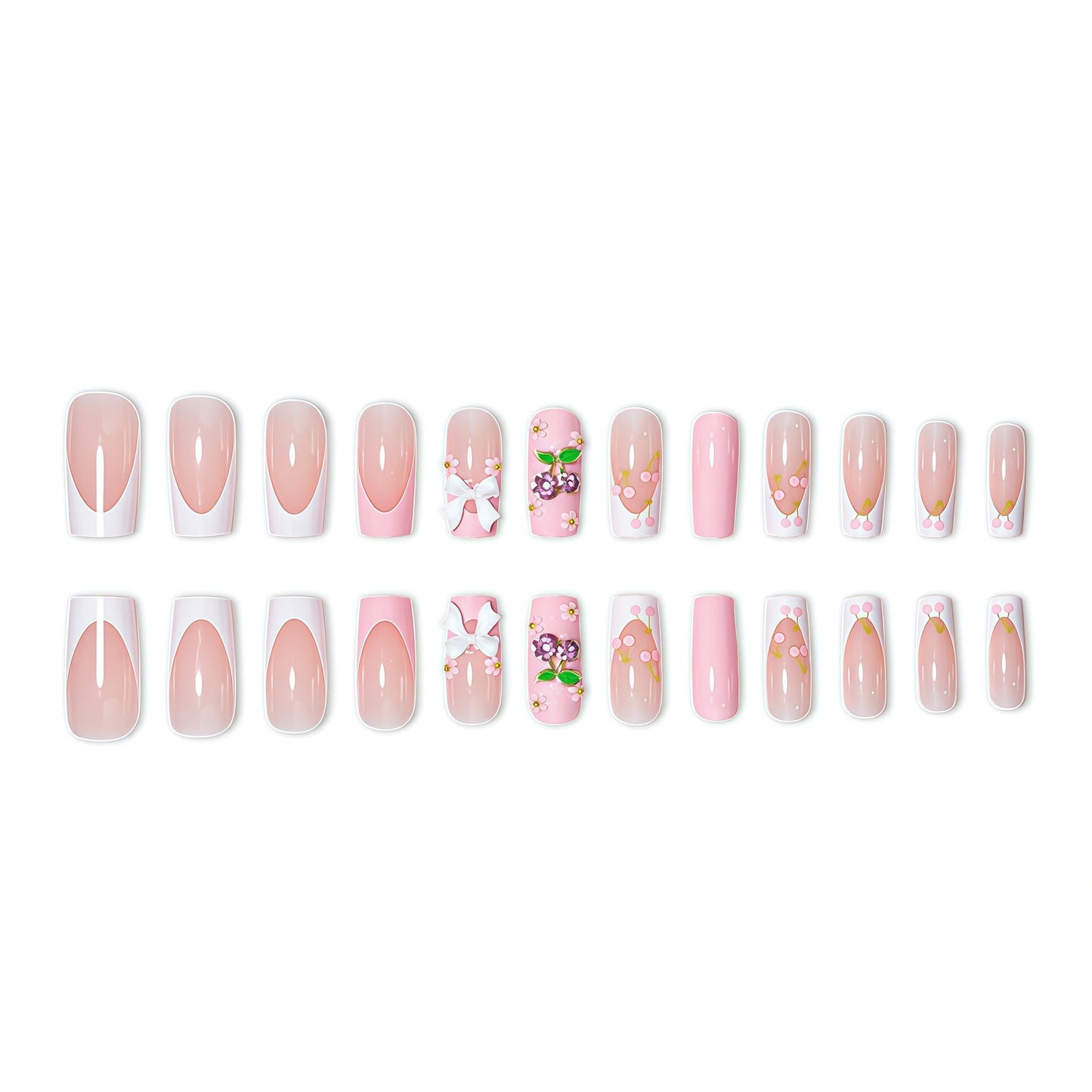 Artistic 3D Floral Nail Art Set Acalora