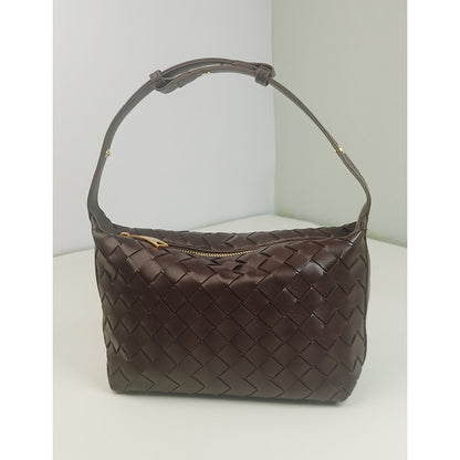 Woven Leather Satchel Bag Acalora