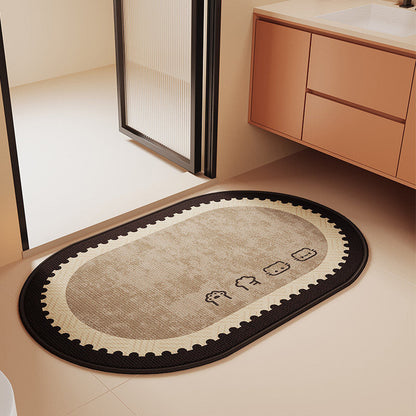 Absorbent Bathroom Rug