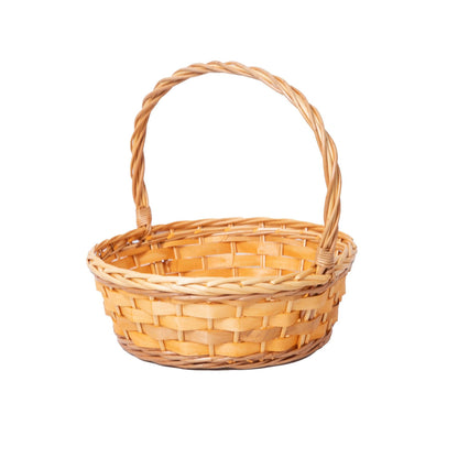 Handmade basket with sturdy handle