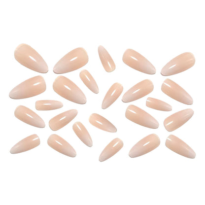 Artificial nails with elegant French design Acalora
