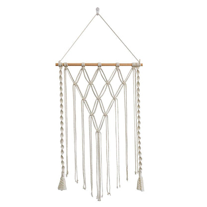 Macrame Wall Hanging with Elegant Fringes and Artistic Design