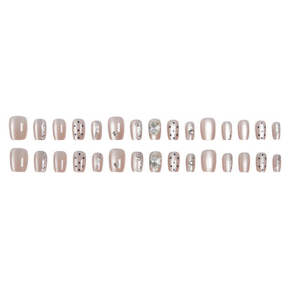 Artificial nail set with elegant 3D decorations Acalora