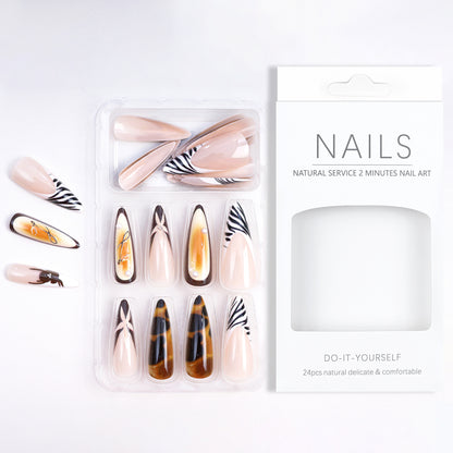 Artificial nails with elegant droplet and animal designs Acalora