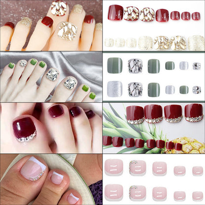 Premium Decorative Press-On Nail Set Acalora