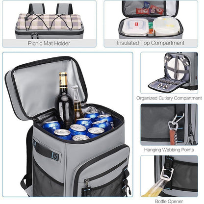 Insulated Multi-Function Cooler Backpack Acalora