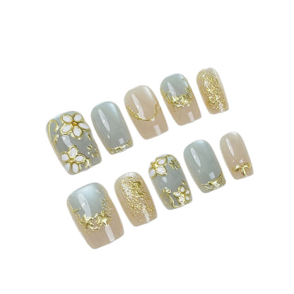 Floral-Themed Press-On Nail Kit Acalora