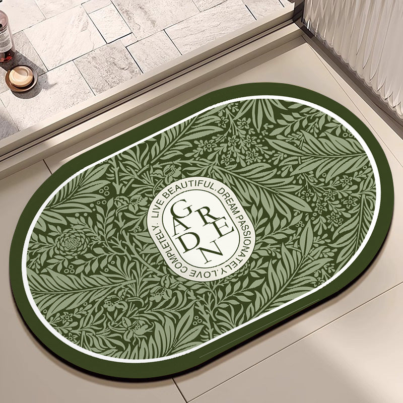 Decorative Motivational Bath Mat Acalora