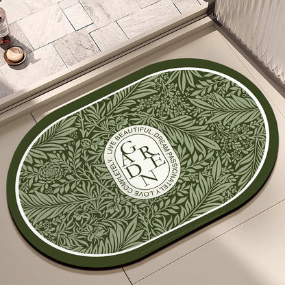 Decorative Motivational Bath Mat Acalora
