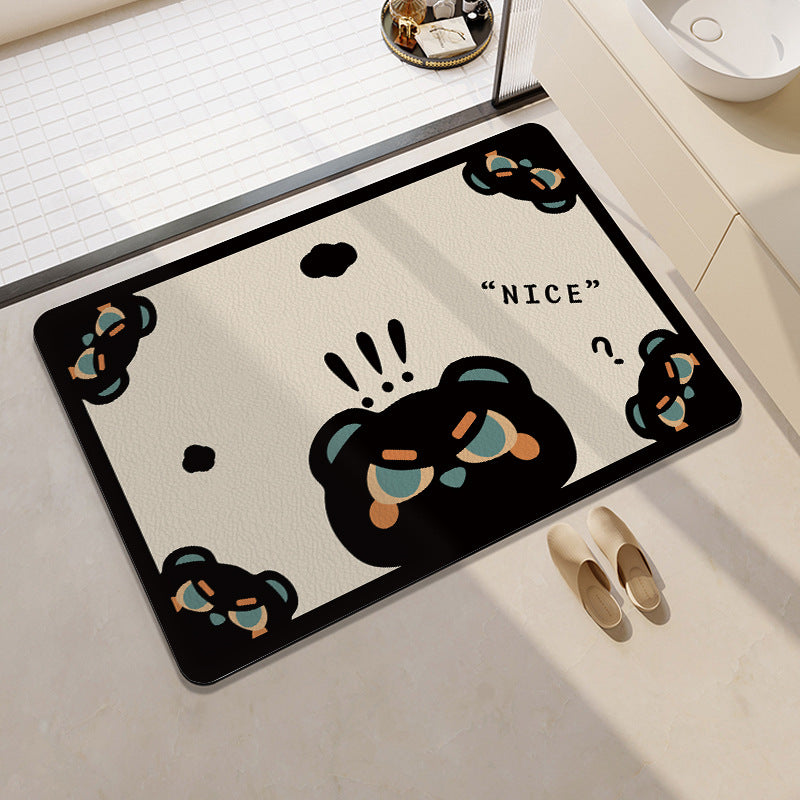 Playful Citrus Bath Mat Acalora