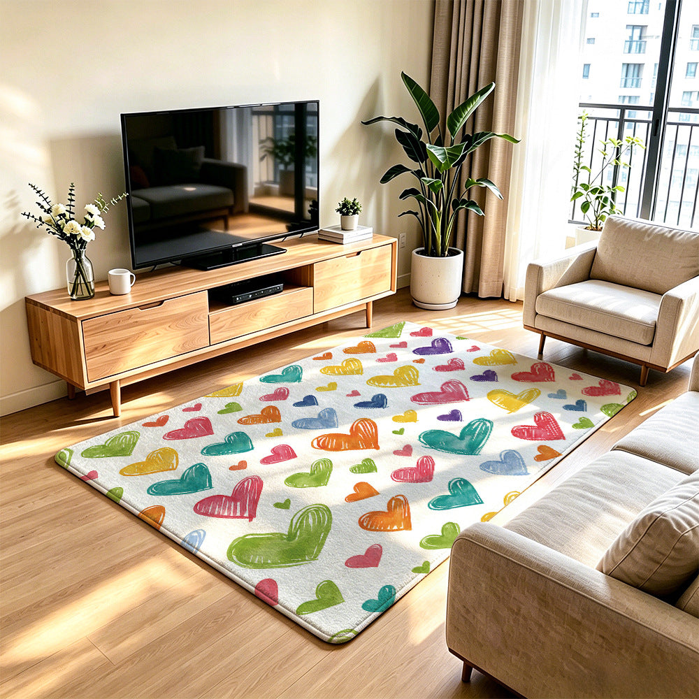 Unisex Cartoon Cat Area Rug