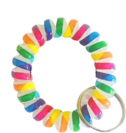 Colorful Telephone Wire Hair Tie Set Acalora