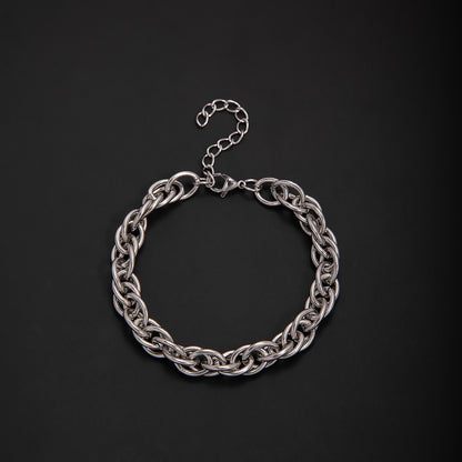 Interlaced Metal Link Bracelet Acalora