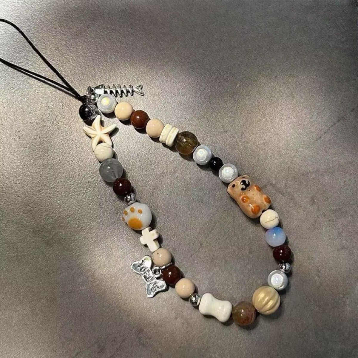 Handcrafted Animal-Themed Beaded Necklace Acalora