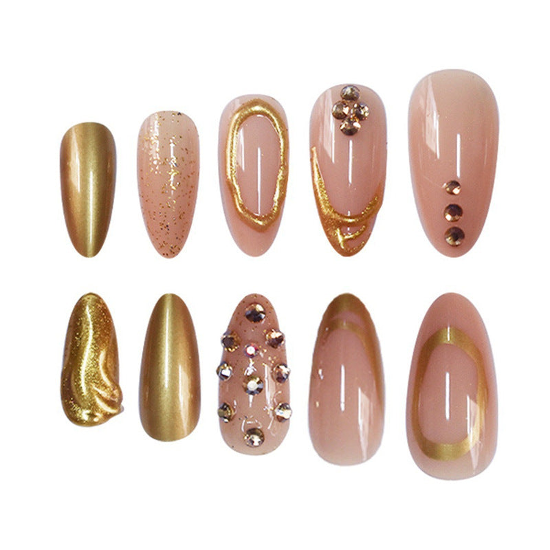 Glamorous 3D Decorative Press-On Nails Acalora