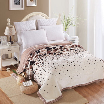 Decorative Fleece Throw Blanket