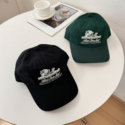 Men's Embroidered Graphic Baseball Cap Bowlift