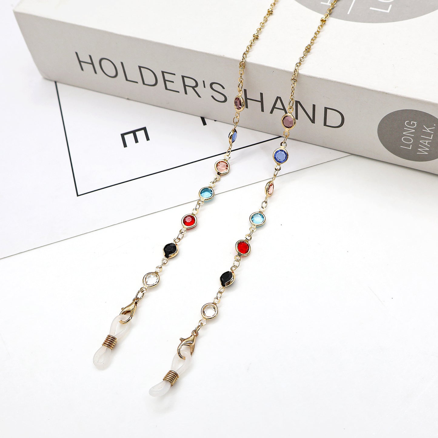 Colorful Beaded Eyewear Chain Acalora