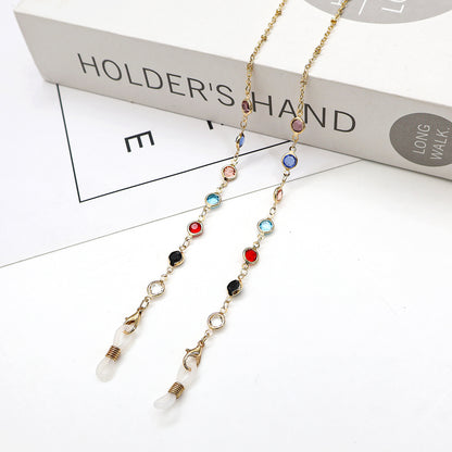 Colorful Beaded Eyewear Chain Acalora