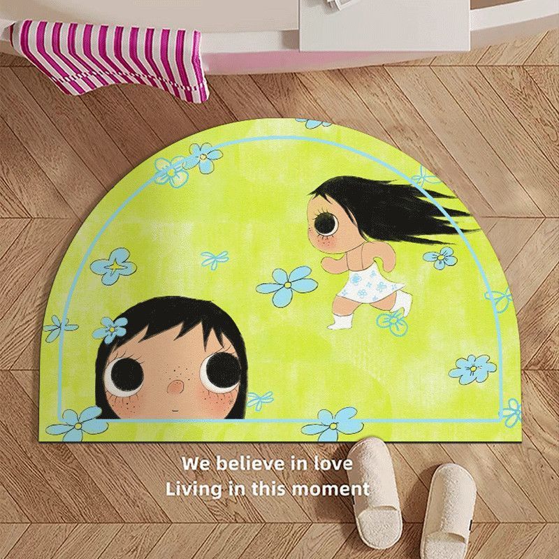 Cartoon-Themed Area Bath Mat