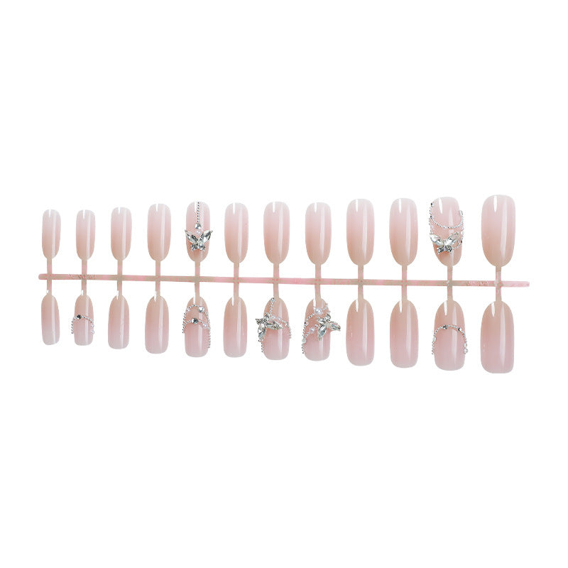 Crystal-Embellished Press-On Nail Set Acalora