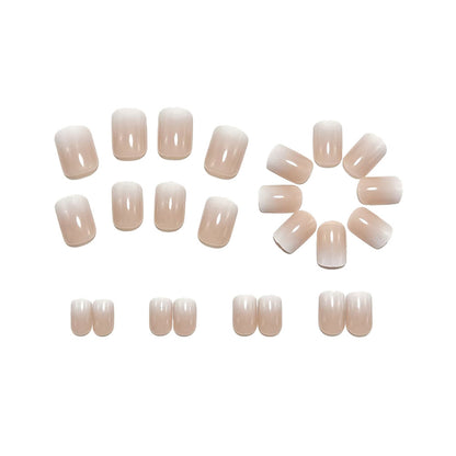 Artificial nails in modern ombre look Acalora