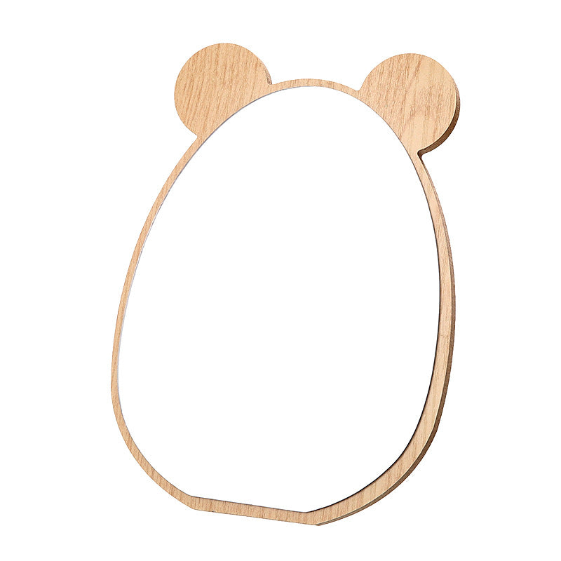 Bear-Themed Decorative Wall Mirror