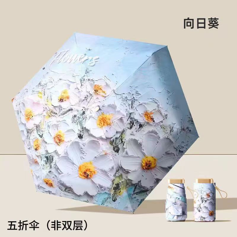 Women's compact UV protection umbrella with state-of-the-art folding mechanism Bowlift