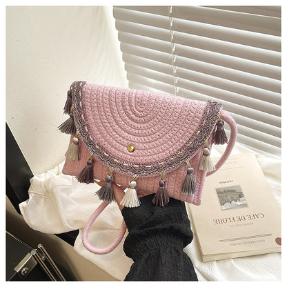 Bohemian Woven Clutch Bag Acalora