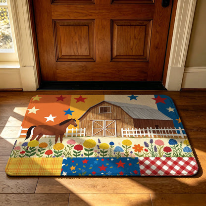 Unisex Vintage Farmhouse Welcome Mat