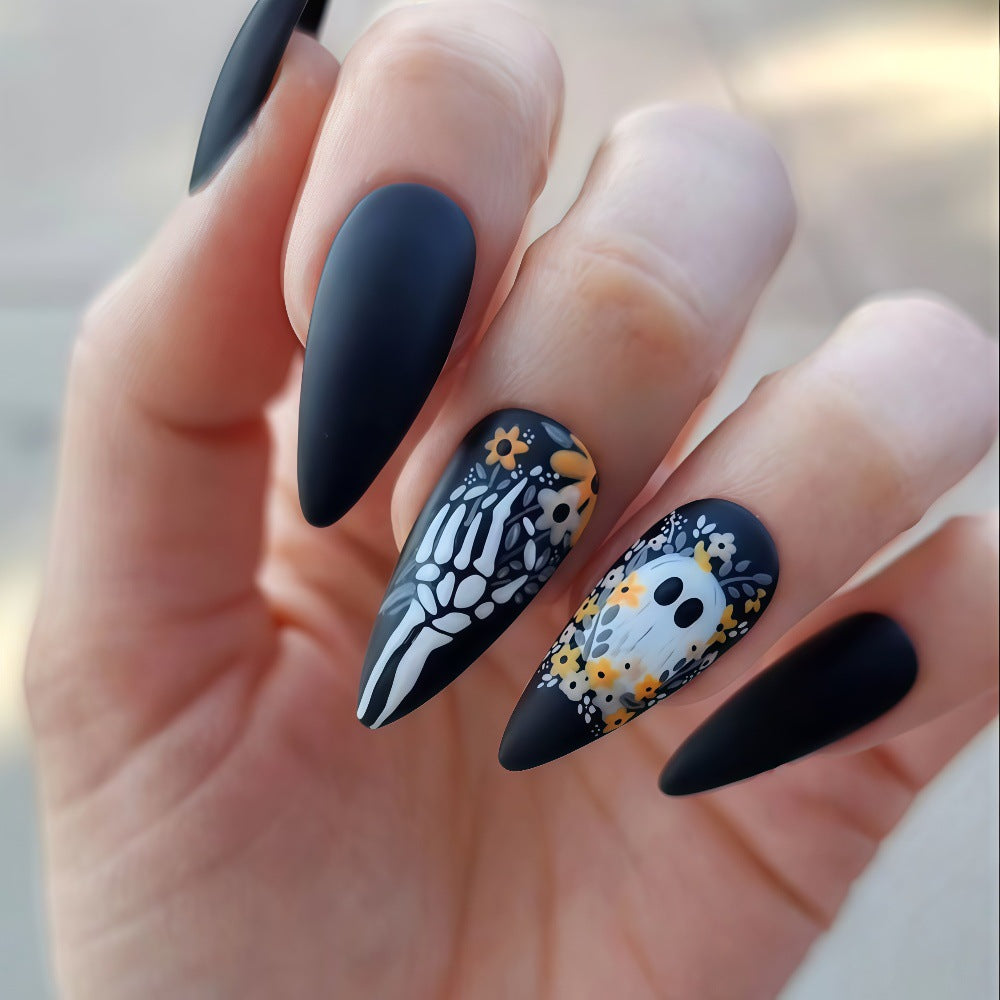 Artificiälnägel mit Halloween-Motiven Acalora