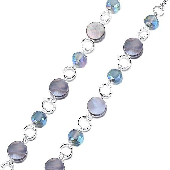 Elegant Beaded Eyewear Chain Acalora