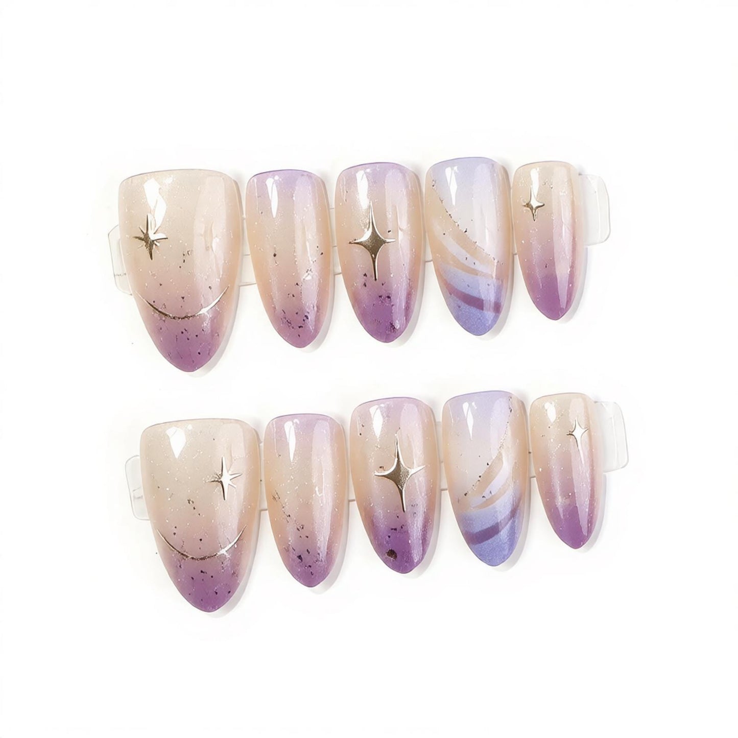 Artistic Ombre Press-On Nail Set Acalora