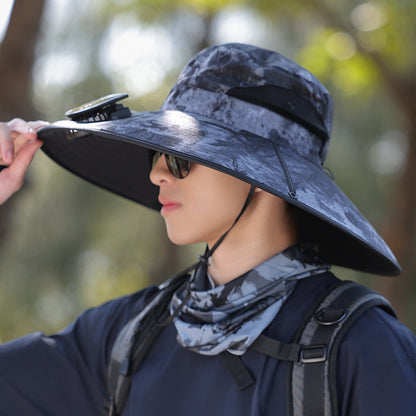 wide-brimmed outdoor sun hat with UV protection, breathable mesh, and adjustable chin strap Bowlift