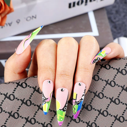 Art Nail Set in Creative Modern Design Acalora