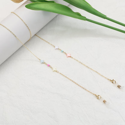 Charming Beaded Eyewear Chain Acalora