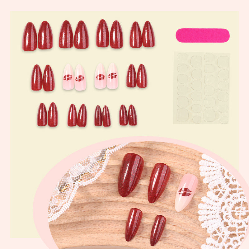 Glamorous Press-On Nail Set Acalora