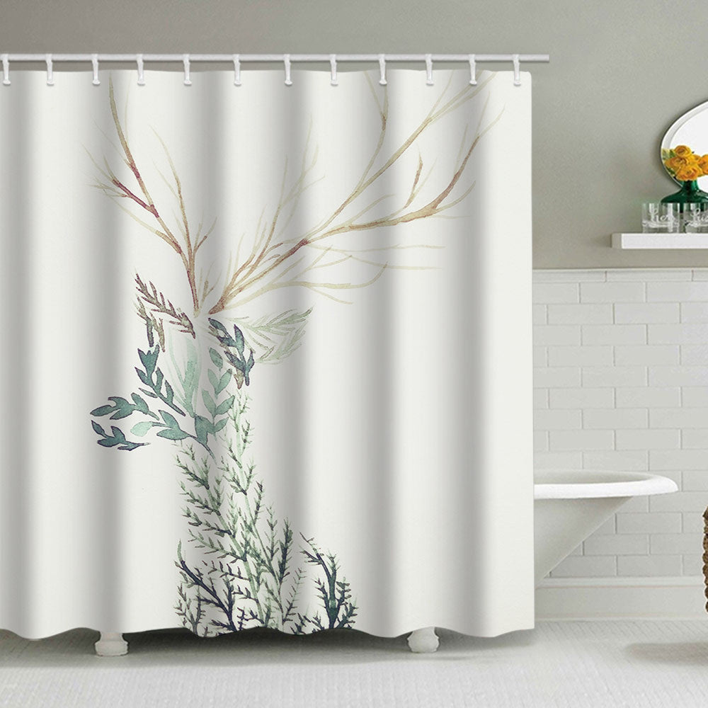 Artistic Floral Shower Curtain