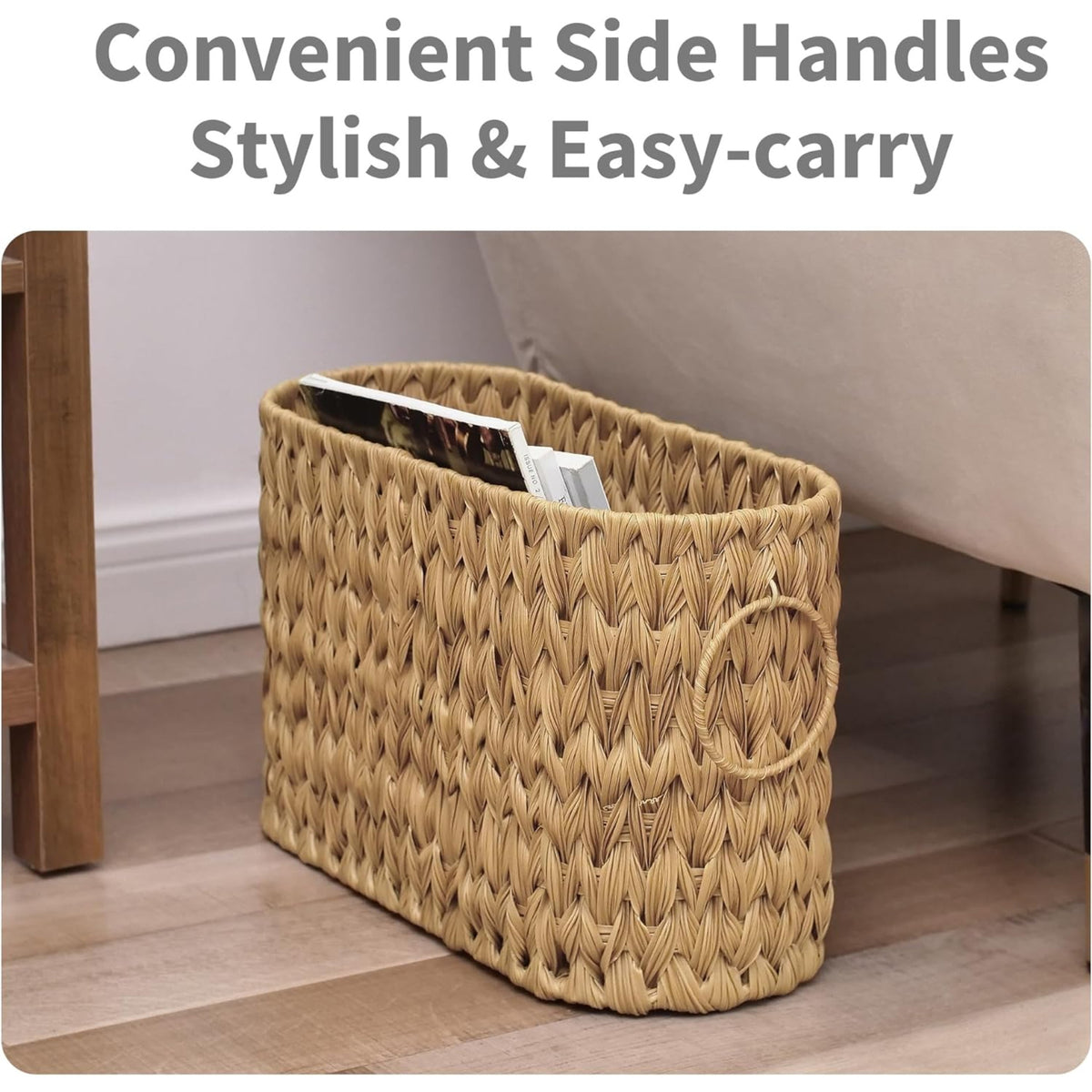 Handwoven Seagrass Storage Basket Acalora
