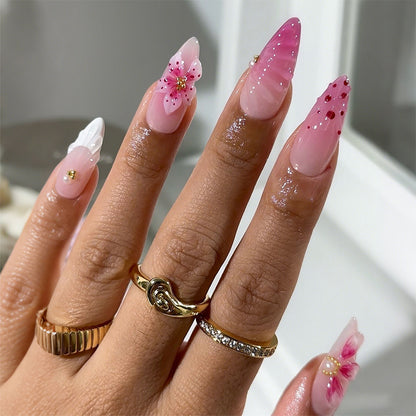 Artistic Floral Press-On Nails Acalora 1788495873