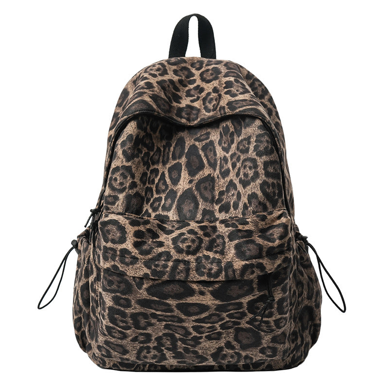 Stylish Animal Print Backpack Bowlift