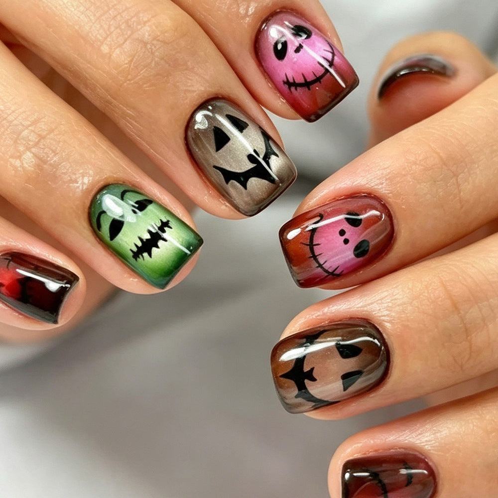 Halloween-Themed Artistic Nail Art Tips Acalora
