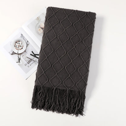 Women's Cozy Textured Throw Blanket