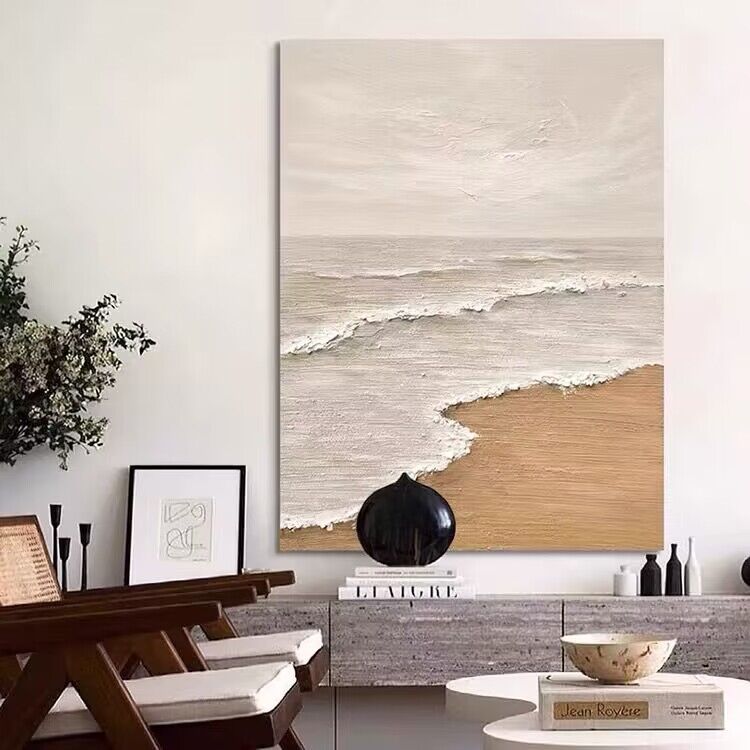 Coastal Wave Relief Wall Art