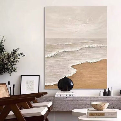 Coastal Wave Relief Wall Art