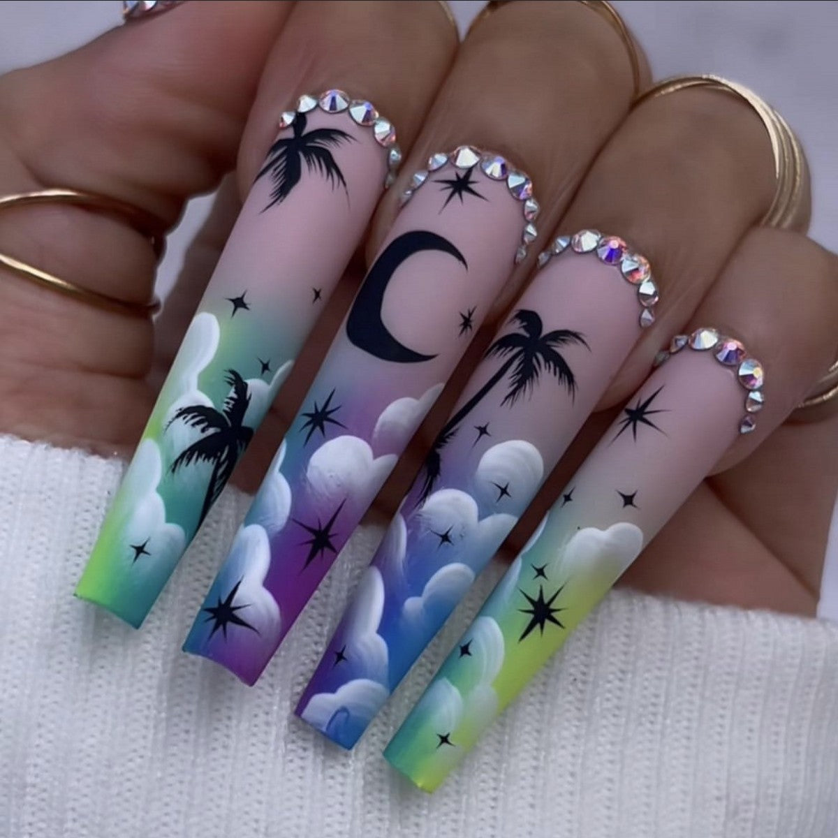 Stylish Artificial Nails Acalora